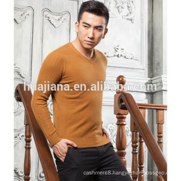 OEM service man's cashmere V neck sweater